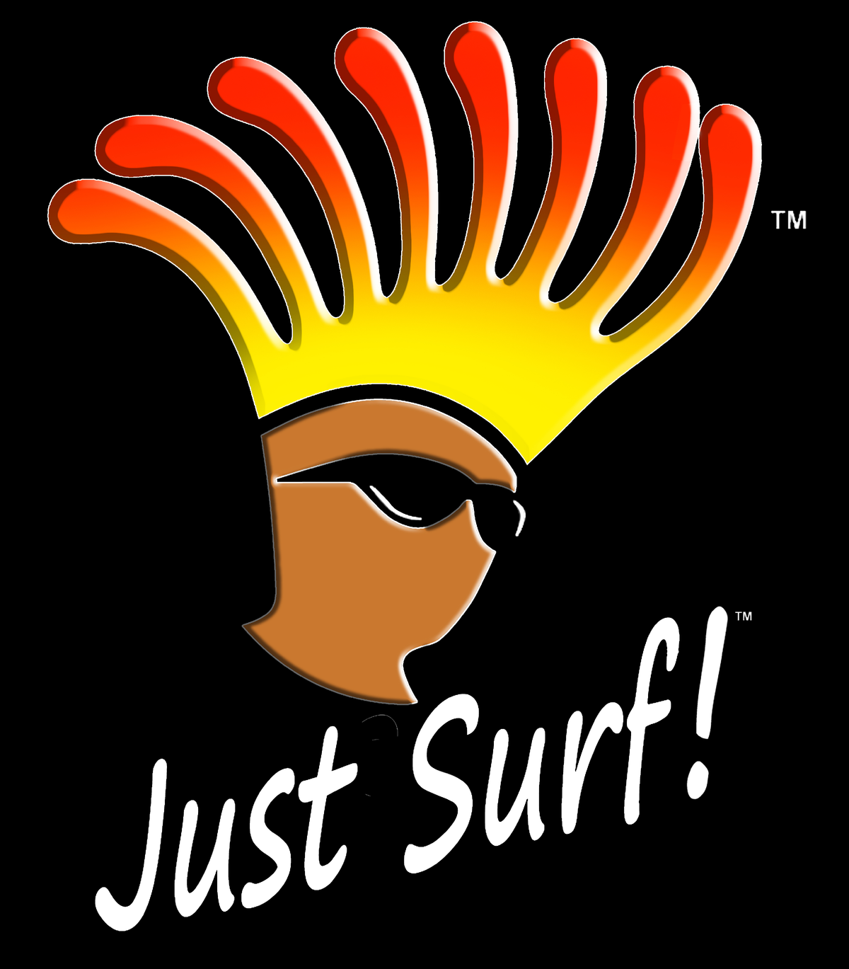 Black Surfer Dudes &amp; Just Surf T-Shirt